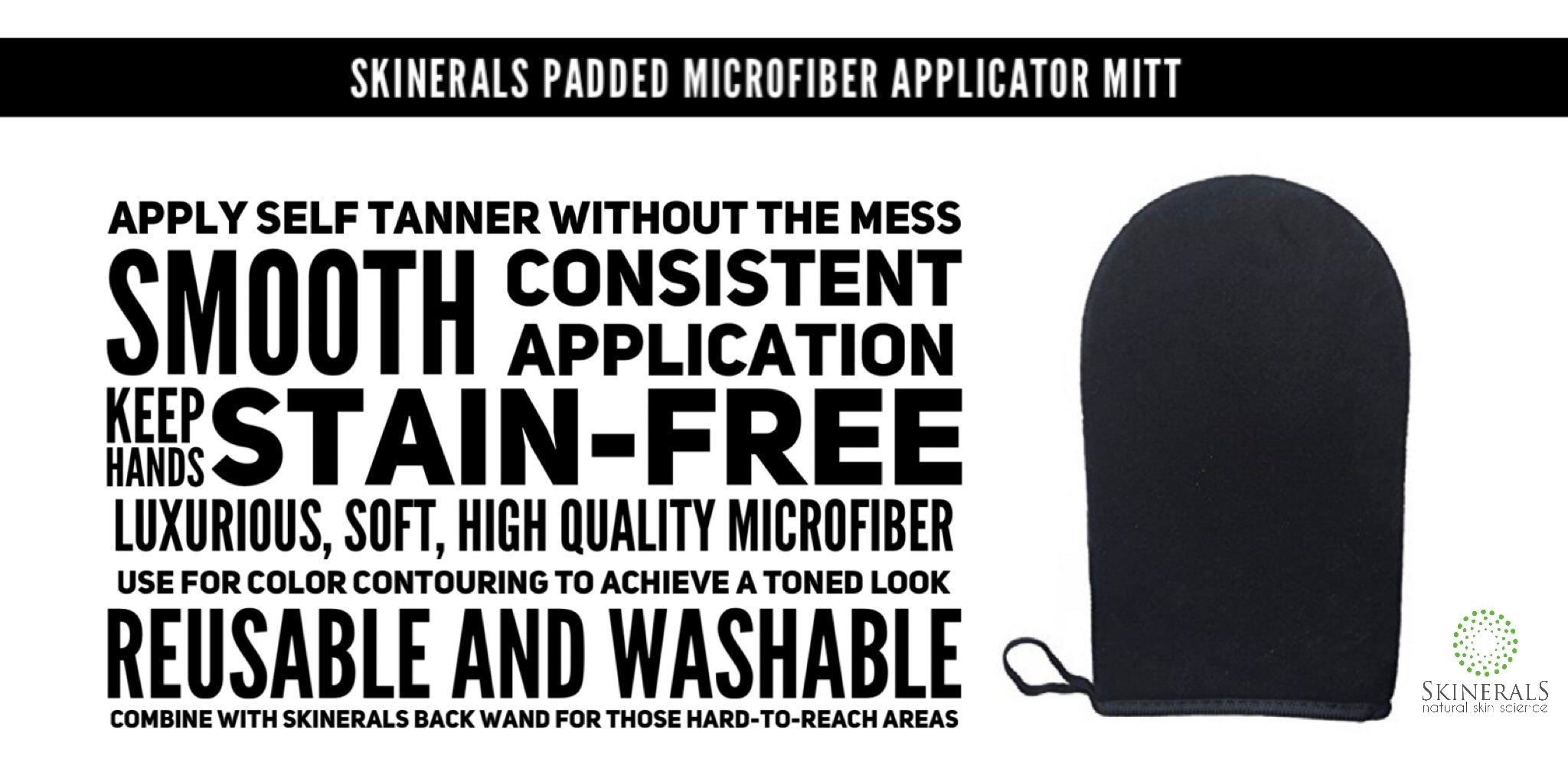 Skinerals Premium Microfiber Tanning Applicator Mitt